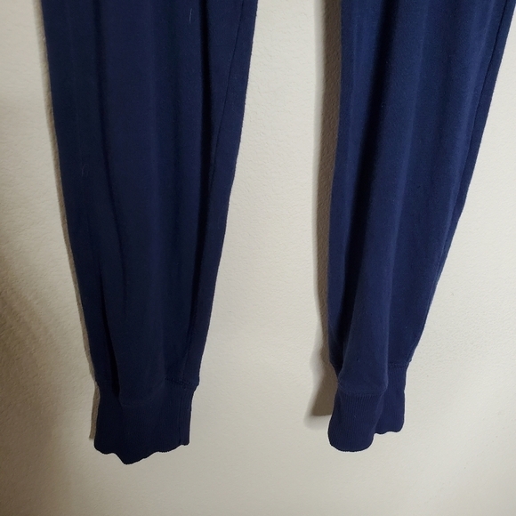 Aerie Navy Blue Ribbed Soft Lounge Jogger Sweatpants - Picture 6 of 8